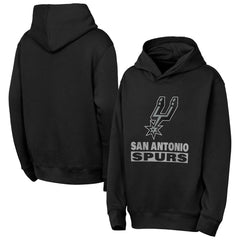 NBA - San Antonio Spurs Outerstuff Youth Back To The Basics Hoodie - Black