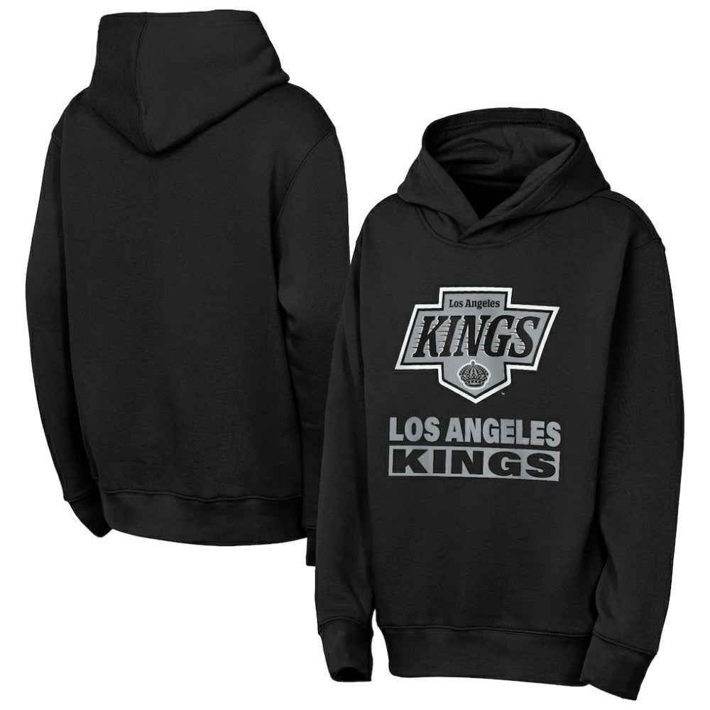 Los Angeles Kings - Outerstuff Youth Back to Basics Hoodie Black