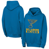 St. Louis Blues - Outerstuff Youth Back to Basics Hoodie Blue