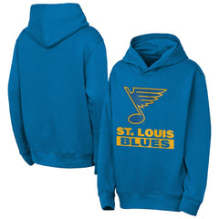 St. Louis Blues - Outerstuff Youth Back to Basics Hoodie Blue