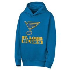 St. Louis Blues - Outerstuff Youth Back to Basics Hoodie Blue