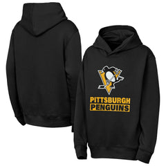 Pittsburgh Penguins Outerstuff Youth Back to Basics Hoodie Black