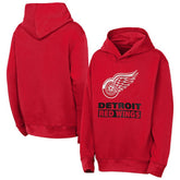 Detroit Red Wings - Outerstuff Youth Back to Basics Hoodie Red
