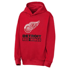 Detroit Red Wings - Outerstuff Youth Back to Basics Hoodie Red