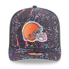 Cleveland Browns New Era 2025 NFL Crucial Catch A-Frame 9FIFTY Snapback Hat Black - NFL