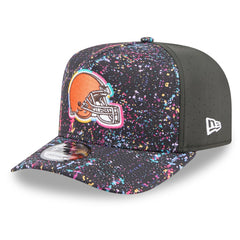 Cleveland Browns New Era 2025 NFL Crucial Catch A-Frame 9FIFTY Snapback Hat Black - NFL