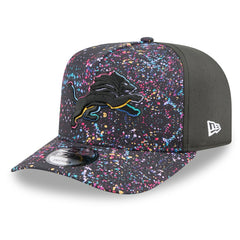Detroit Lions New Era 2025 NFL Crucial Catch A-Frame 9FIFTY Snapback Hat Black - NFL