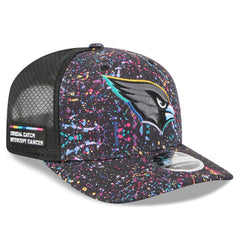 Arizona Cardinals New Era 2025 NFL Crucial Catch 9SEVENTY Adjustable Hat Black - NFL