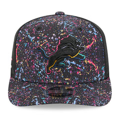Detroit Lions New Era 2025 NFL Crucial Catch 9SEVENTY Adjustable Hat Black - NFL