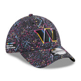 Washington Commanders New Era 2025 NFL Crucial Catch 39THIRTY Flex Hat Black - NFL