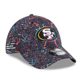 San Francisco 49ers New Era 2025 NFL Crucial Catch 39THIRTY Flex Hat Black - NFL