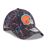 Cleveland Browns New Era 2025 NFL Crucial Catch 39THIRTY Flex Hat Black - NFL