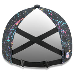 Los Angeles Chargers New Era Women's 2025 NFL Crucial Catch Pony Tail Adjustable Hat Black - NFL