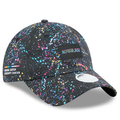 Philadelphia Eagles New Era Women's 2025 NFL Crucial Catch Pony Tail Adjustable Hat Black - NFL