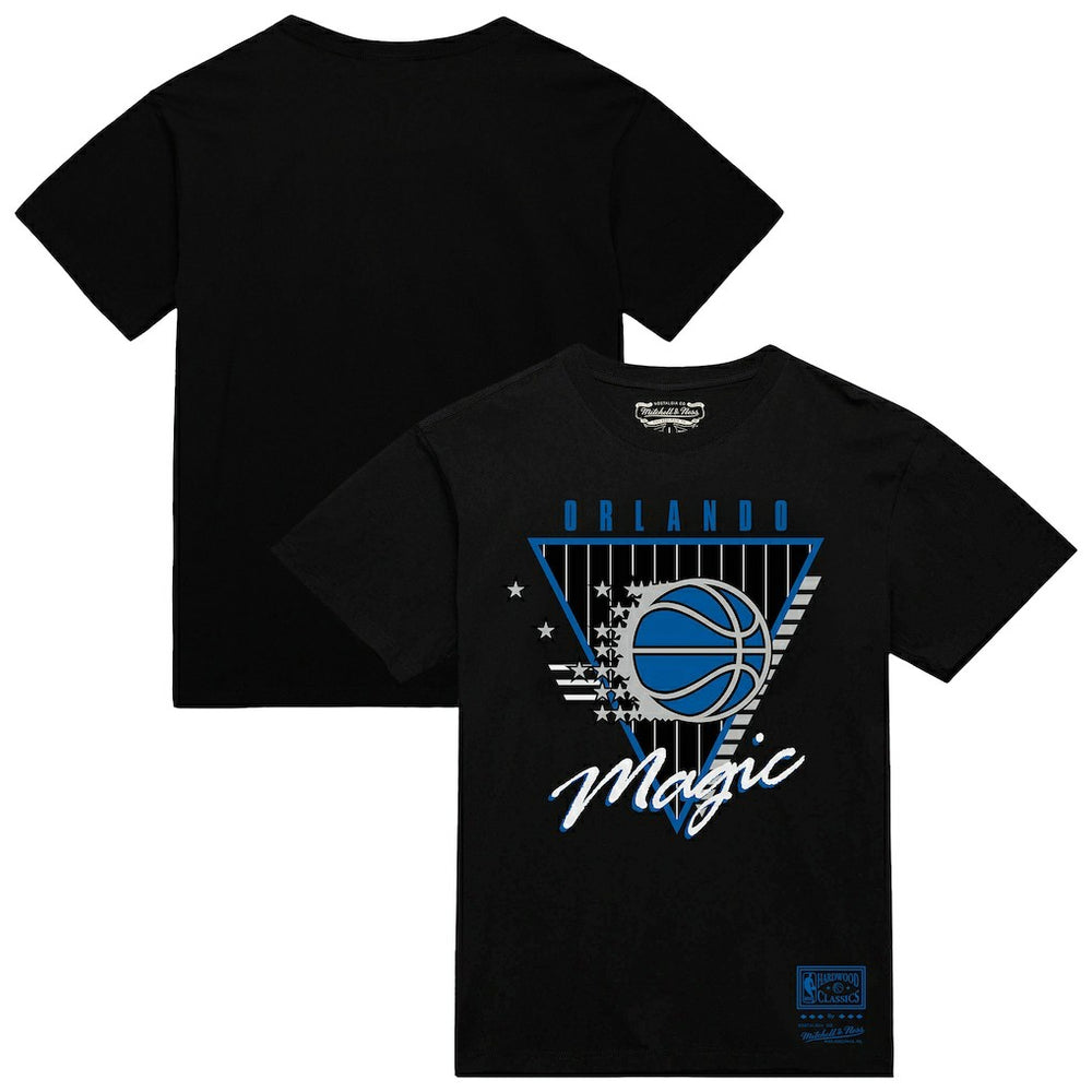 Mitchell & Ness - Orlando Magic Worldwide Collection Tri-Logo T-Shirt - Black