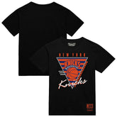 Mitchell & Ness - New York Knicks Worldwide Collection Tri-Logo T-Shirt - Black