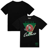 Mitchell & Ness - Boston Celtics Worldwide Collection Tri-Logo T-Shirt - Black