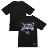 Mitchell & Ness - Sacramento Kings Worldwide Collection Glow Up T-Shirt - Black
