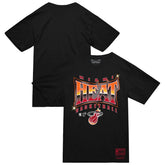 Mitchell & Ness - Miami Heat Worldwide Collection Glow Up T-Shirt - Black
