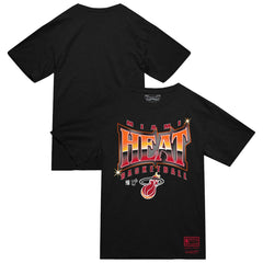 Mitchell & Ness - Miami Heat Worldwide Collection Glow Up T-Shirt - Black