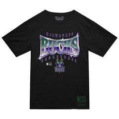 Mitchell & Ness - Milwaukee Bucks Worldwide Collection Glow Up T-Shirt - Black