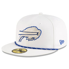 Buffalo Bills New Era 2025 Rivalries Collection Sideline Rope 59FIFTY Fitted Hat White - NFL