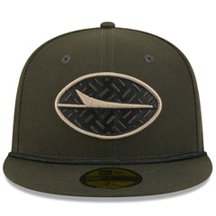 New York Jets New Era 2025 Rivalries Collection Sideline Rope 59FIFTY Fitted Hat Gotham Green - NFL