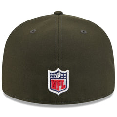 New York Jets New Era 2025 Rivalries Collection Sideline Rope 59FIFTY Fitted Hat Gotham Green - NFL