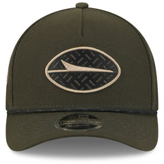New York Jets New Era 2025 Rivalries Collection Sideline A-Frame 9FORTY Adjustable Hat Gotham Green - NFL