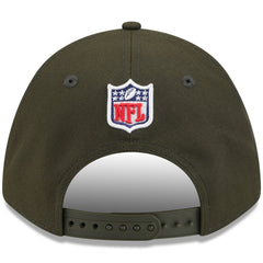 New York Jets New Era 2025 Rivalries Collection Sideline A-Frame 9FORTY Adjustable Hat Gotham Green - NFL