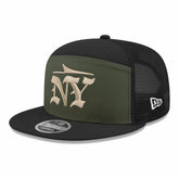 New York Jets New Era 2025 Rivalries Collection Team Split Panel 9FIFTY Snapback Hat Gotham Green - NFL