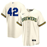 Milwaukee Brewers Nike Home 2025 Jackie Robinson Day Replica Jersey Clearance
