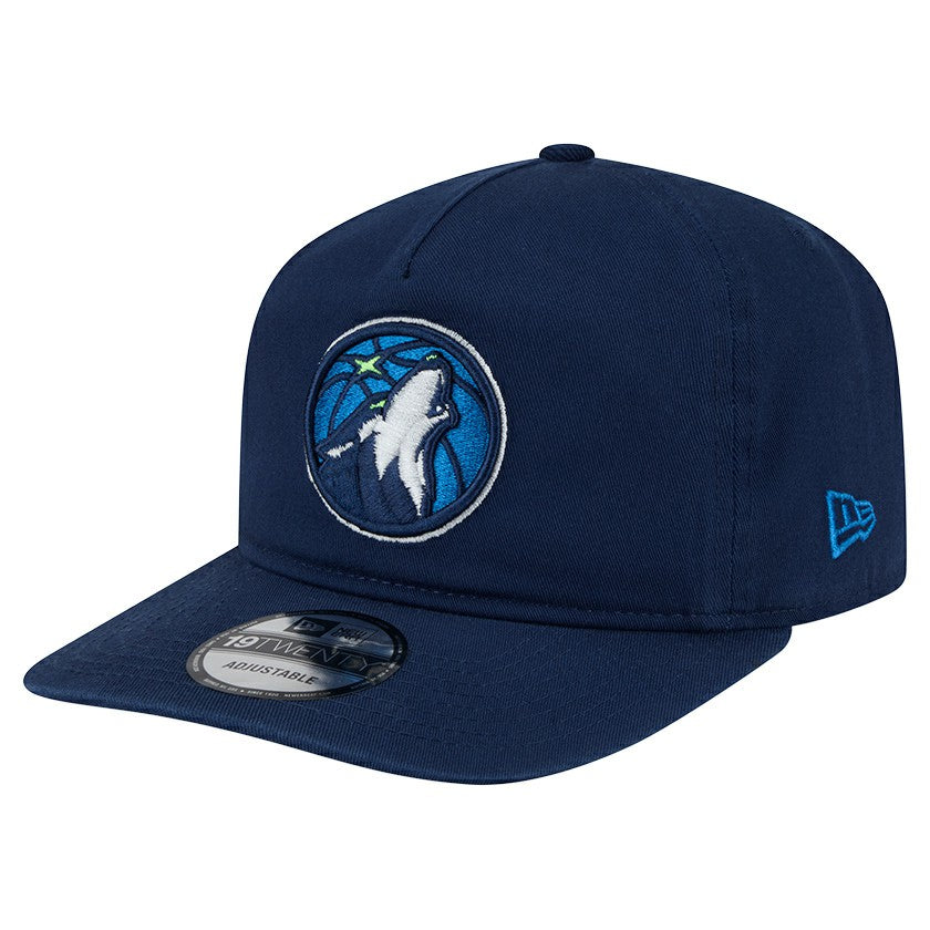 New Era - Minnesota Timberwolves Cotton 19TWENTY Adjustable Hat - Navy