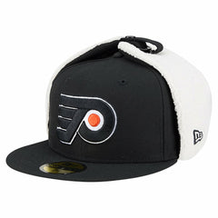 Philadelphia Flyers - New Era Injection Dog Ear Classic Fitted Hat Black