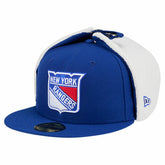 New York Rangers New Era Injection Dog Ear Classic Fitted Hat Blue