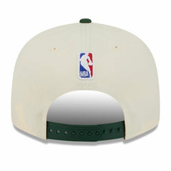 New Era - Milwaukee Bucks 2025/26 City Edition 9FIFTY Snapback Hat - Tan/Hunter Green
