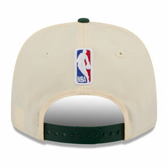 New Era - Milwaukee Bucks 2025/26 City Edition 9SEVENTY Adjustable Hat - Cream/Hunter Green