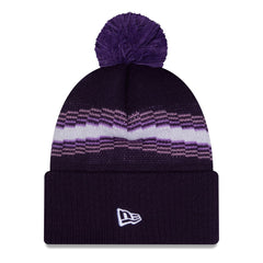 New Era - Sacramento Kings 2025/26 City Edition Cuffed Knit Hat with Pom - Purple