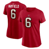 Baker Mayfield Tampa Bay Buccaneers Women's Player Name & Number T-Shirt Red - Nike