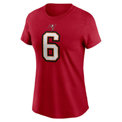 Baker Mayfield Tampa Bay Buccaneers Women's Player Name & Number T-Shirt Red - Nike