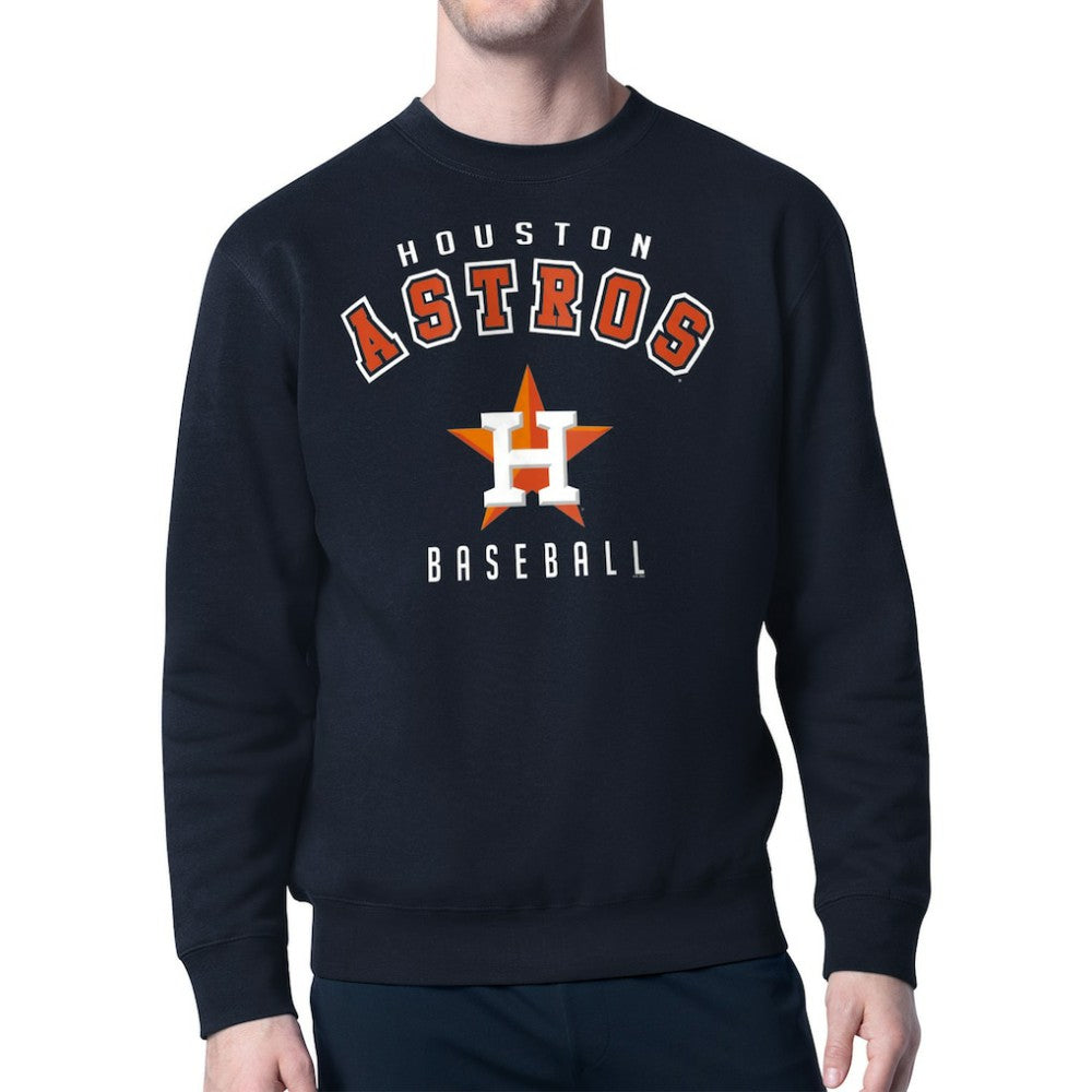 Houston Astros Starter Team Logo Fleece Pullover Sweatshirt On Sale
