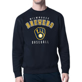 Milwaukee Brewers Starter Team Logo Fleece Pullover Sweatshirt discount