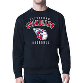 Cleveland Guardians Starter Team Logo Fleece Pullover Sweatshirt On Sale