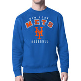 New York Mets Starter Team Logo Fleece Pullover Sweatshirt On Sale