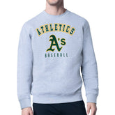 Athletics Starter Team Logo Fleece Pullover Sweatshirt Clearance