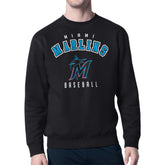 Miami Marlins Starter Team Logo Fleece Pullover Sweatshirt Near Me
