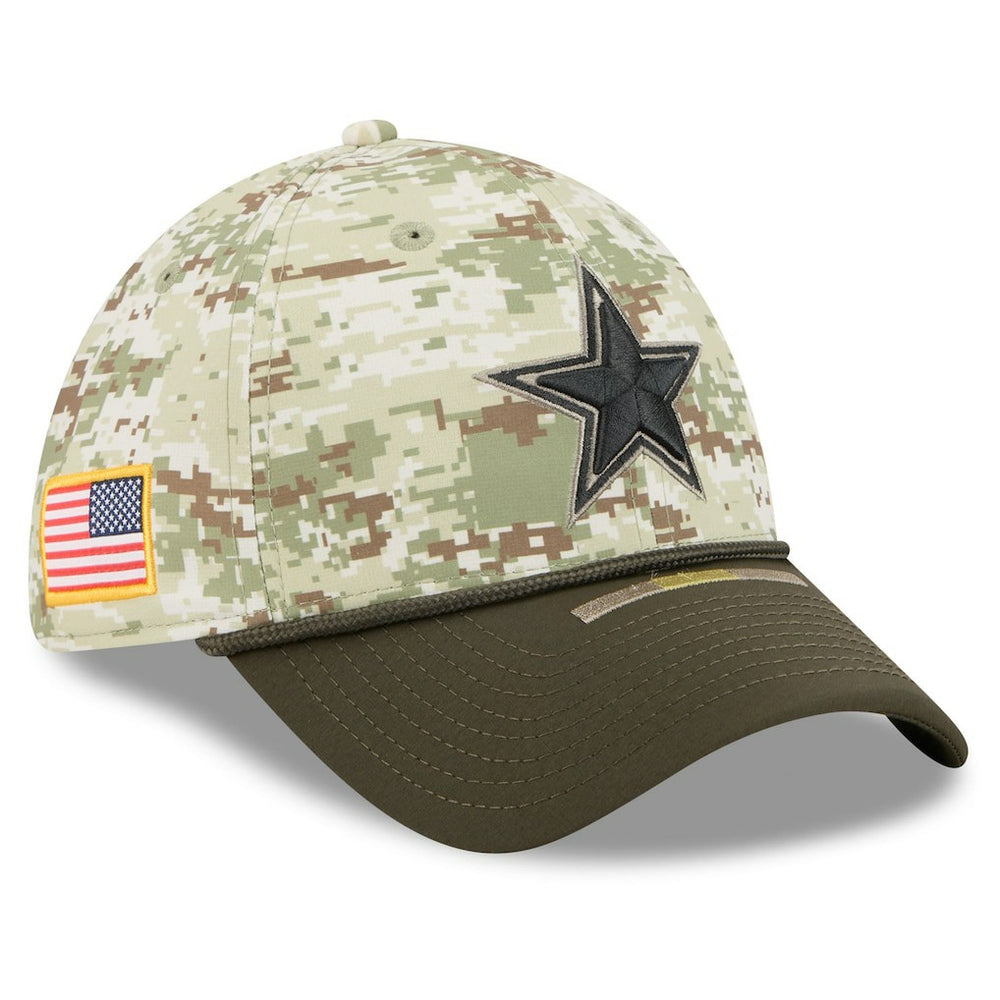 Dallas Cowboys New Era 2025 Salute to Service 39THIRTY Flex Hat Camo - NFL