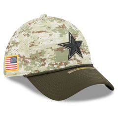 Dallas Cowboys New Era 2025 Salute to Service 39THIRTY Flex Hat Camo - NFL