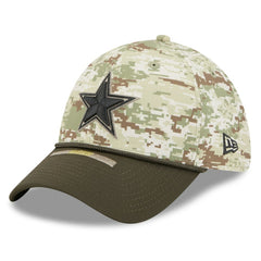 Dallas Cowboys New Era 2025 Salute to Service 39THIRTY Flex Hat Camo - NFL