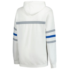Detroit Lions Women's Plus Size Head Coach Throwback Pullover Hoodie White - Mitchell & Ness